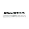 1 pièce Q4 Q2 GIULIA GIULIETTA STELVIO VELOCE Ti Badge Emblème Autocollants de Voiture pour Coffre Arrière Rénovation Étiquette de Coffre Logo Accessoires