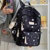 Schoolbag: Korean-style Fresh School Bag, Japanese Style Unique Commuter Cute Star Print Backpack, Junior High School and High School Class Backpack