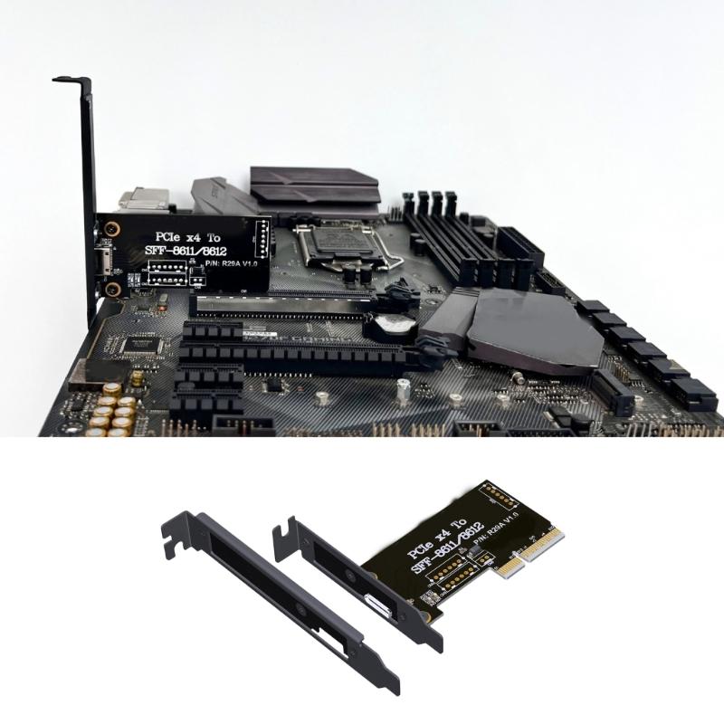Adapter To SFF-8611 SFF-8612 Data Transfer Storage Expansion Heat Dissipation Expansion Card For Desktop Accessories
