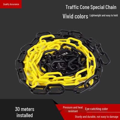 Traffic Cone Warning Plastic Chain