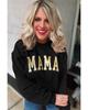 Azura Exchange MAMA Glitzer Grafik Sweatshirt