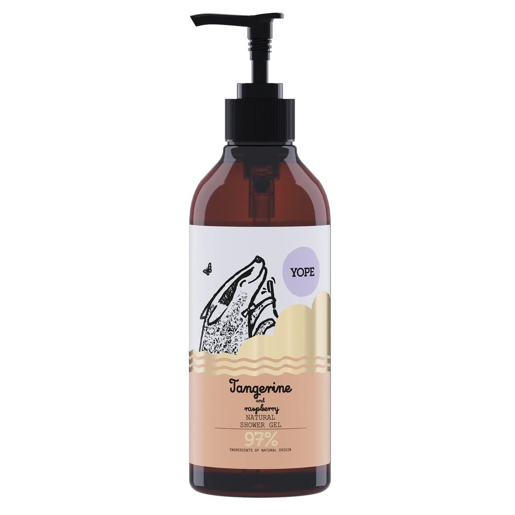 yope Shower Tangerine and Raspberry Body Soap [Botanical Series] Gel, Scent, 400ml,