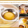 Egg Separator Stainless White Yolk Filter Egg Sieve Extractor Kitchen Gadget Cooking Tool