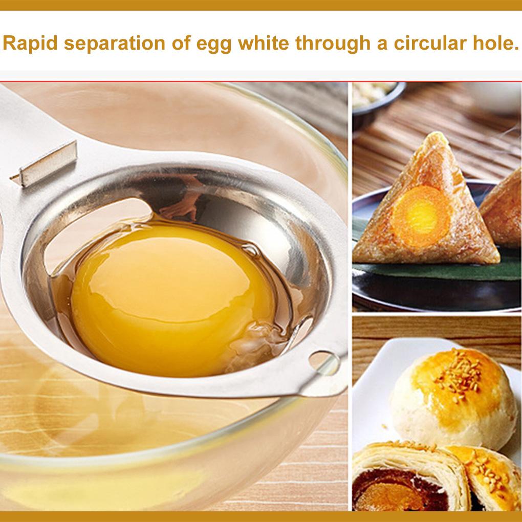 Egg Separator Stainless White Yolk Filter Egg Sieve Extractor Kitchen Gadget Cooking Tool