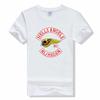 Bandidos motorcycle club o-neck t shirt Fashion Funny High-Quality Printing Casual Cotton Short sleeved t shirt