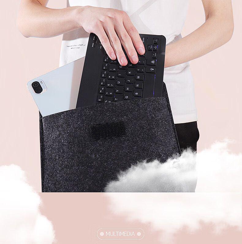 Ultradünne Bluetooth-Funk Tastatur für Laptops, Handys & Tablets