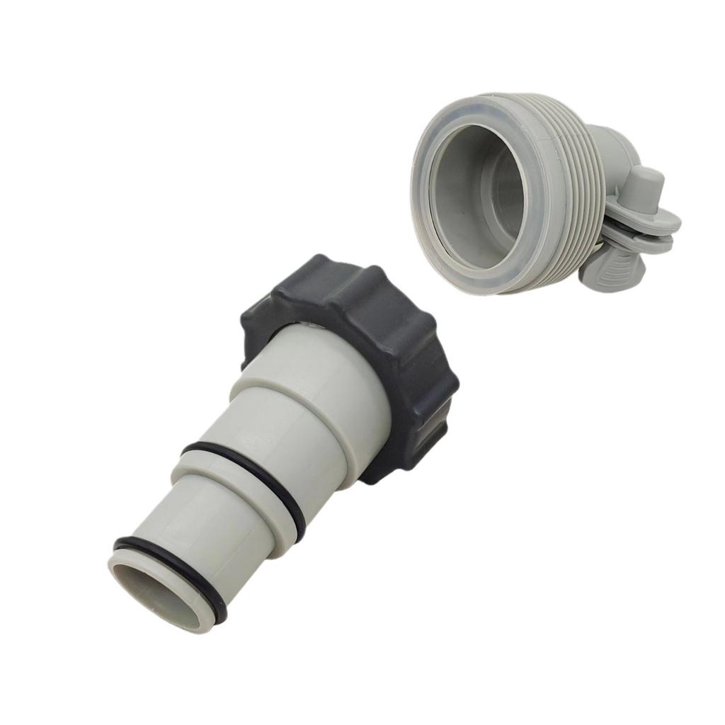 1.25 Inch Pool Pump Adapter for INTEX - Hose Connector Conversion Fitting Swimming Pool Filter System Accessories