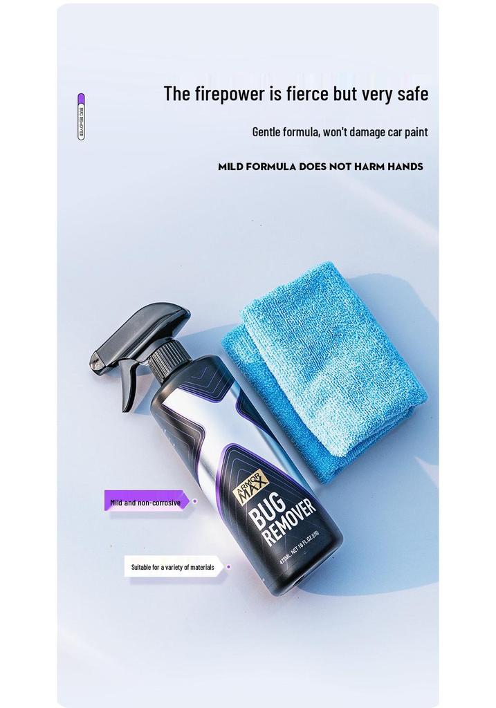 Car Surface Stain & Sap Remover – Strong Cleaner for Windows & Paint