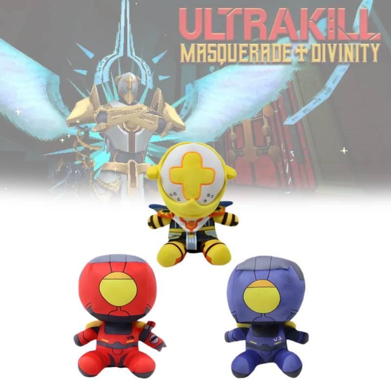 Plush Game Ultrakill Toys Cute Robot Boy Child Birthday Holiday Dolls Gifts