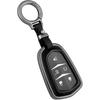 For Cadillac Key Fob Cover with Keychain, Zinc Alloy and TPU Protection Key Case Compatible with Cadillac Escalade ATS CTS STS SRX XT5 CT6 Smart Key