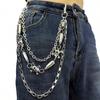European and American Style Multi-layer Metal Chain Punk Style Men's and Women's Waist Chain