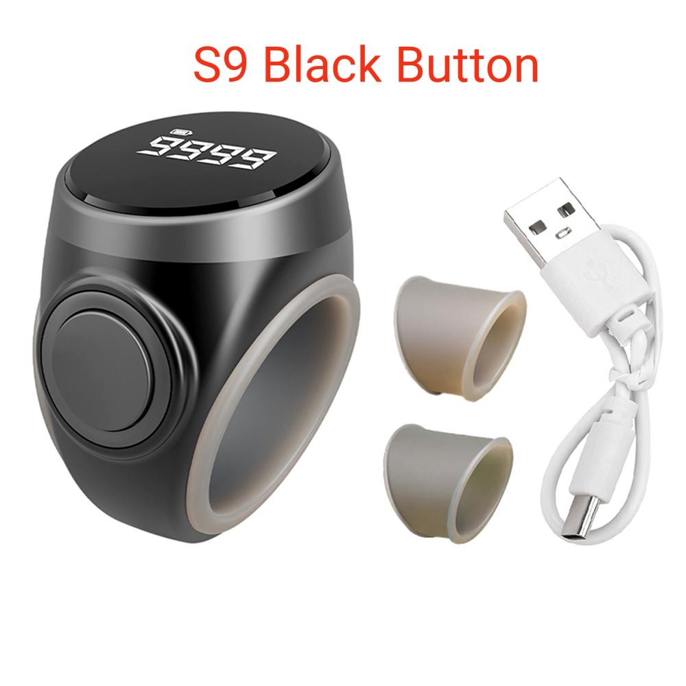 Smart Praise Zikr Ring for Muslims Tasbih OLED Digital Counter Tasbeeh Prayer Time Vibration Reminder Waterproof Type C