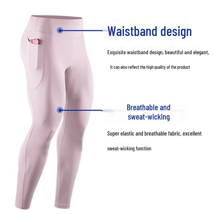 Herrarnas Snabbtorkande Kompressionssporttights – Högelastiska Baslager för Löpning & Basket Fitnessbyxor