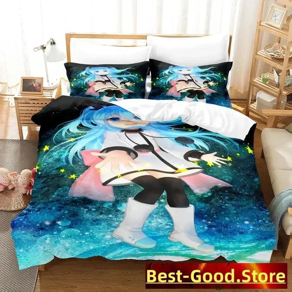 New Sora No Method Celestial Method Bedding Set Single Twin Full Queen King Size Bed Set Adult Kid Bedroom Duvetcover Sets Anime