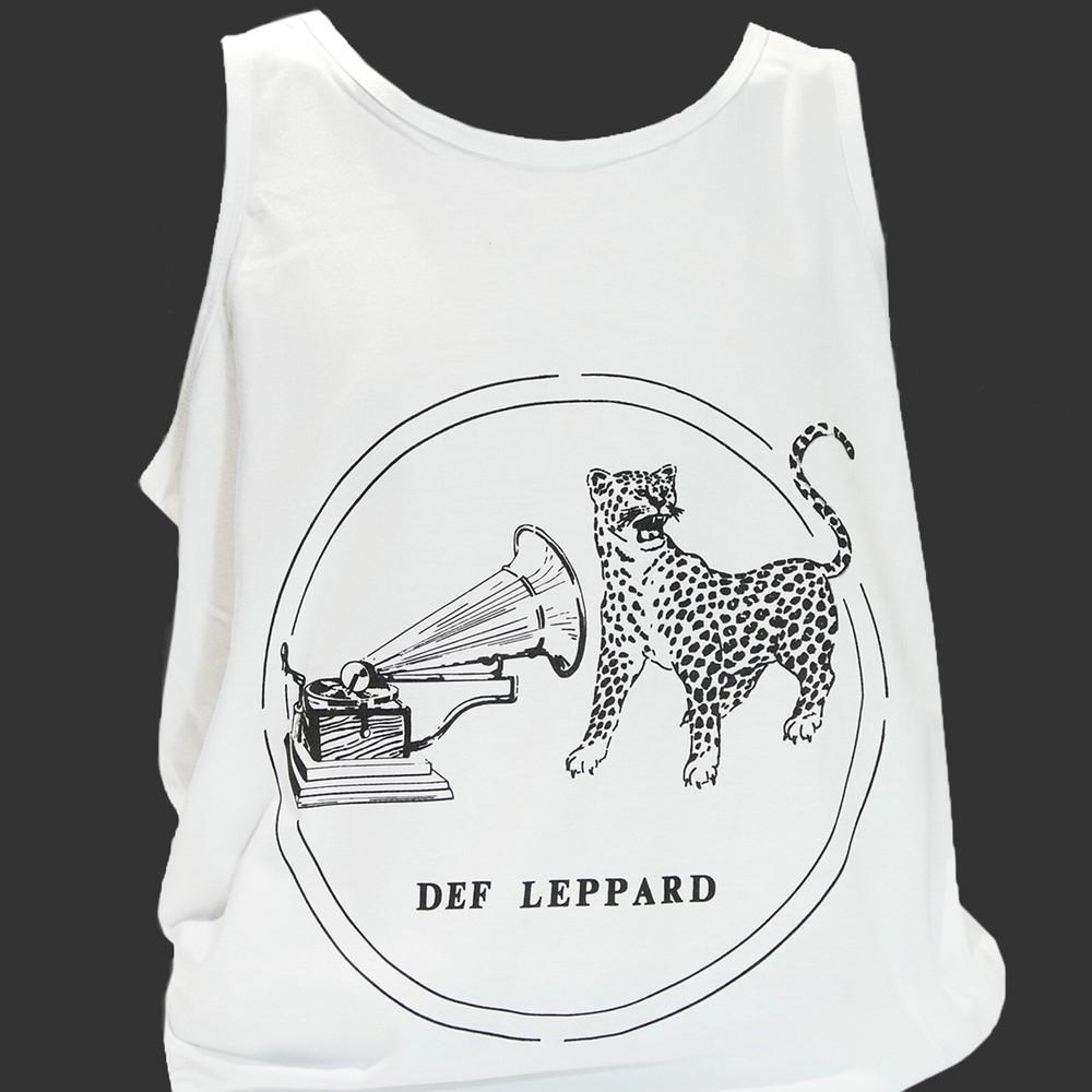 Def Leppard Metal Rock TSHIRT vest top unisex white S2XL Unisex T-Shirt L