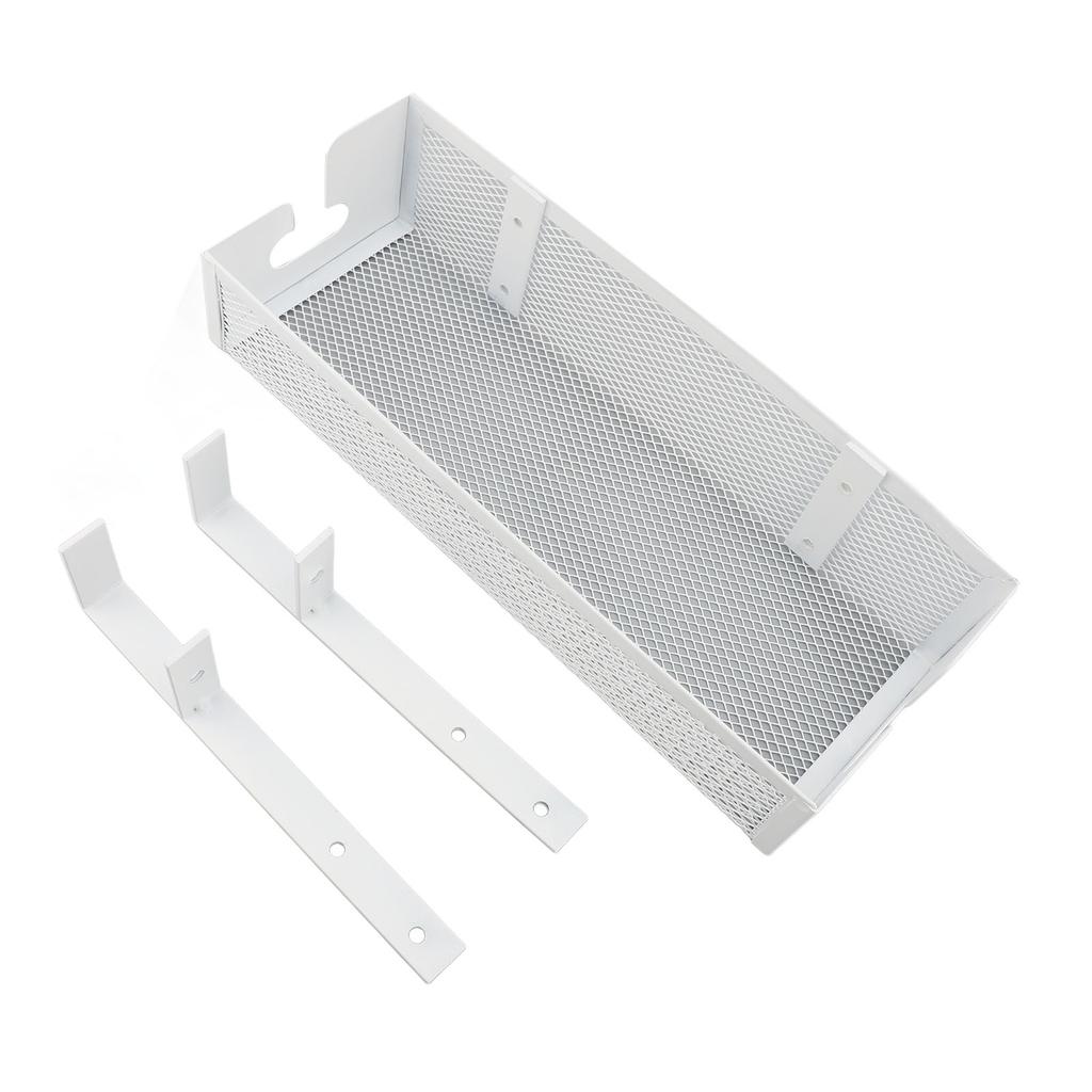 Tavă Gestionare Cabluri Sub Birou Mesh Cutie Gestionare Cabluri Birou cu Montare cu Clemă Organizator Cabluri Birou