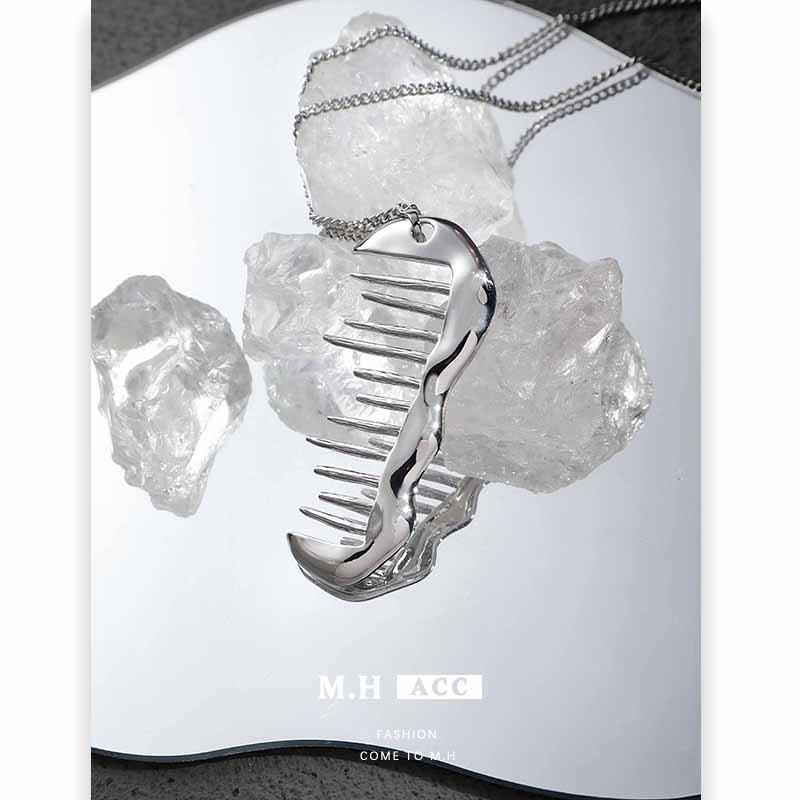 Original kamhalsband, enkel och utsökt tröjkedja, unik hängsmycke artikel grossist