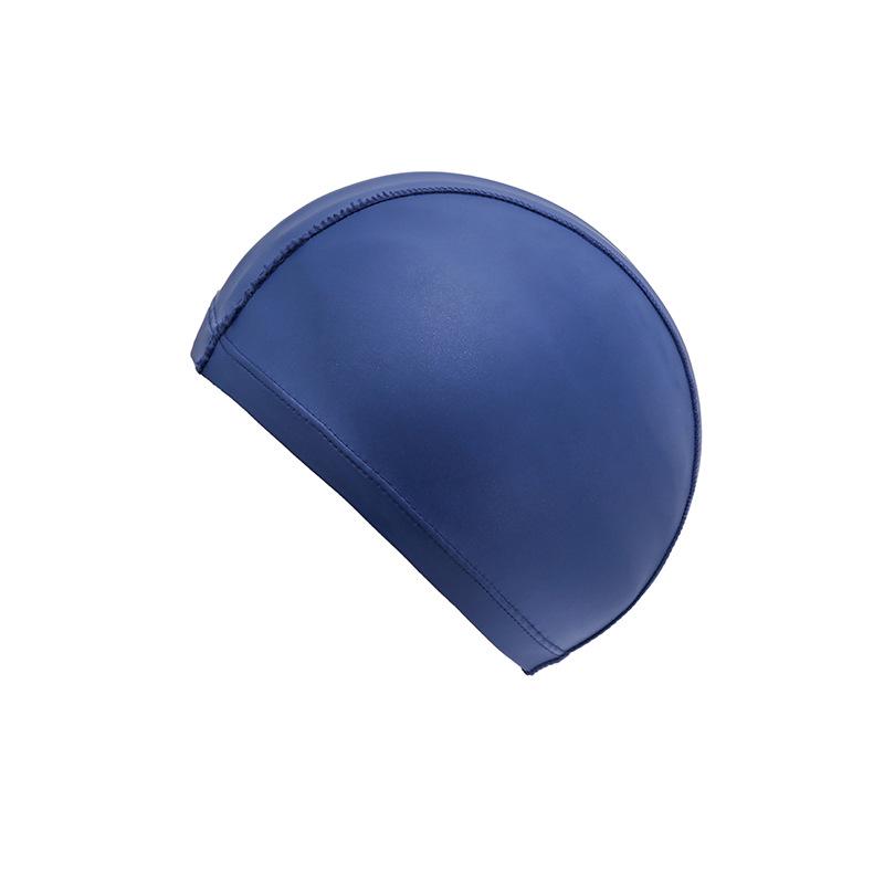 Nabeimeibu Adult Solid Color Cloth Swimming & Cycling Cap - Black, Individually Packaged