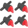 10Pcs Fuel Shut Off Valve, 1/4 Inline Fuel Cut Off Shut Off Valve Gas Fuel Small Engine On Off Fuel Switch Tap for 494768 5091H 5091K 697947 Lawn