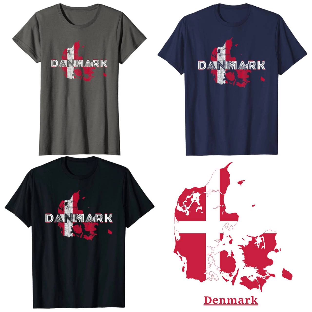 Дания Датский флаг ММА кикбоксинг UFC муай тай футболка карта ретро винтаж 3D принт — фото 3