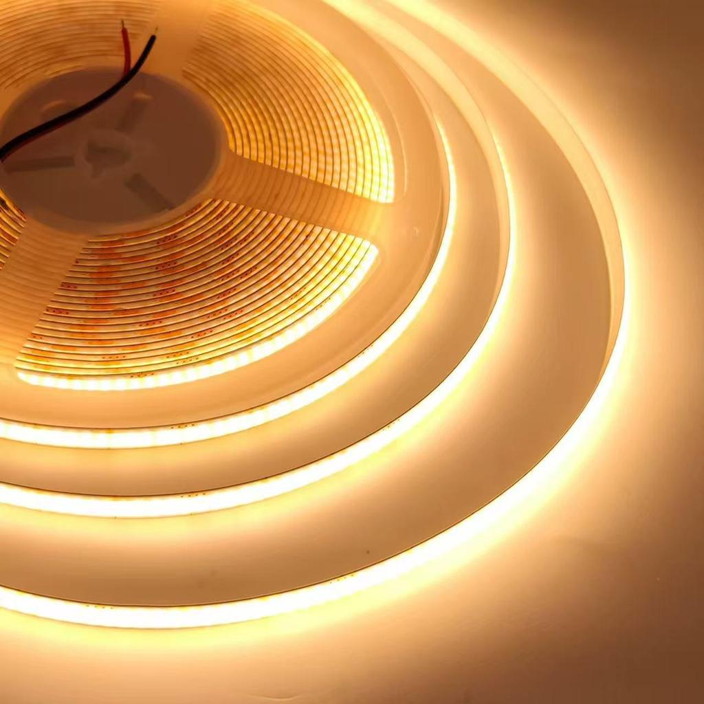 5V Energy-Saving COB Light Strip, Self-Adhesive, High Brightness LED for TV Background and Atmosphere.