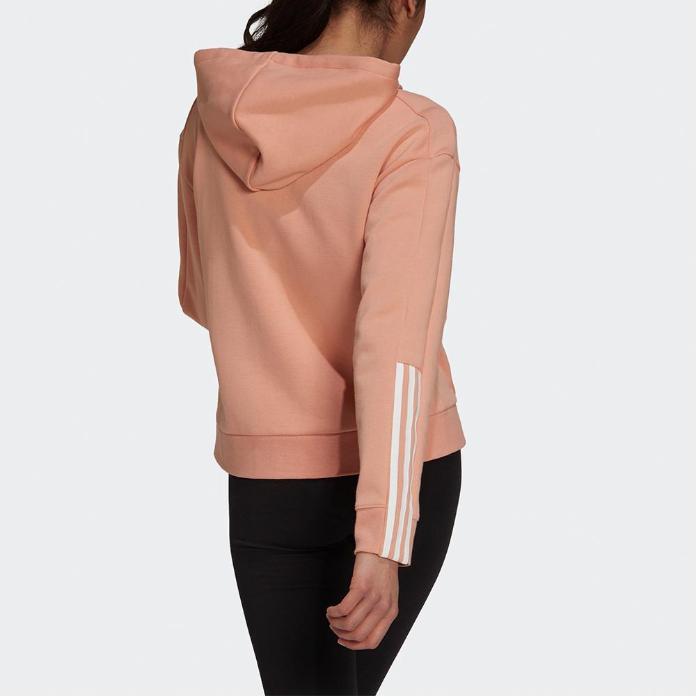 Adidas Drawstring Hooded Jacket Women Jackets Pink H07804