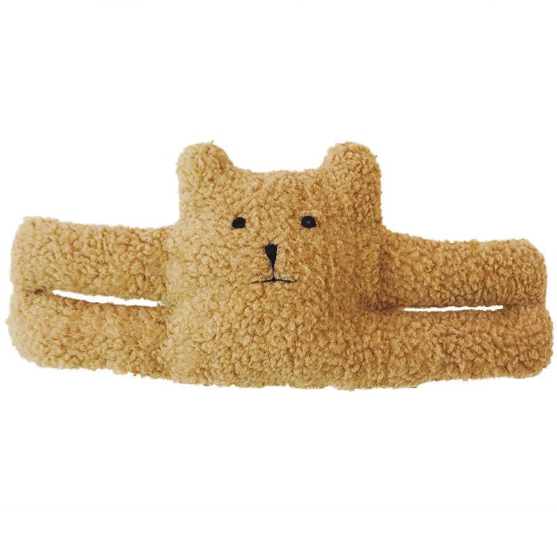 Little Rabbit and Bear Lambskin Soothing Toys Children's Anti-pinch Door Stop Baby Door Decoration Door Hanging