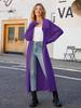 Autumn and Winter Collar Long Sweater Knitted Cardigan Casual Loose and Lazy Style Sweater Jacket