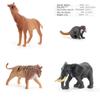 Simulation Tiger Lion Giraffe Elephant Hippopotamus Wild Animal Model Ornament For Home Decor And Nature Enthusiasts