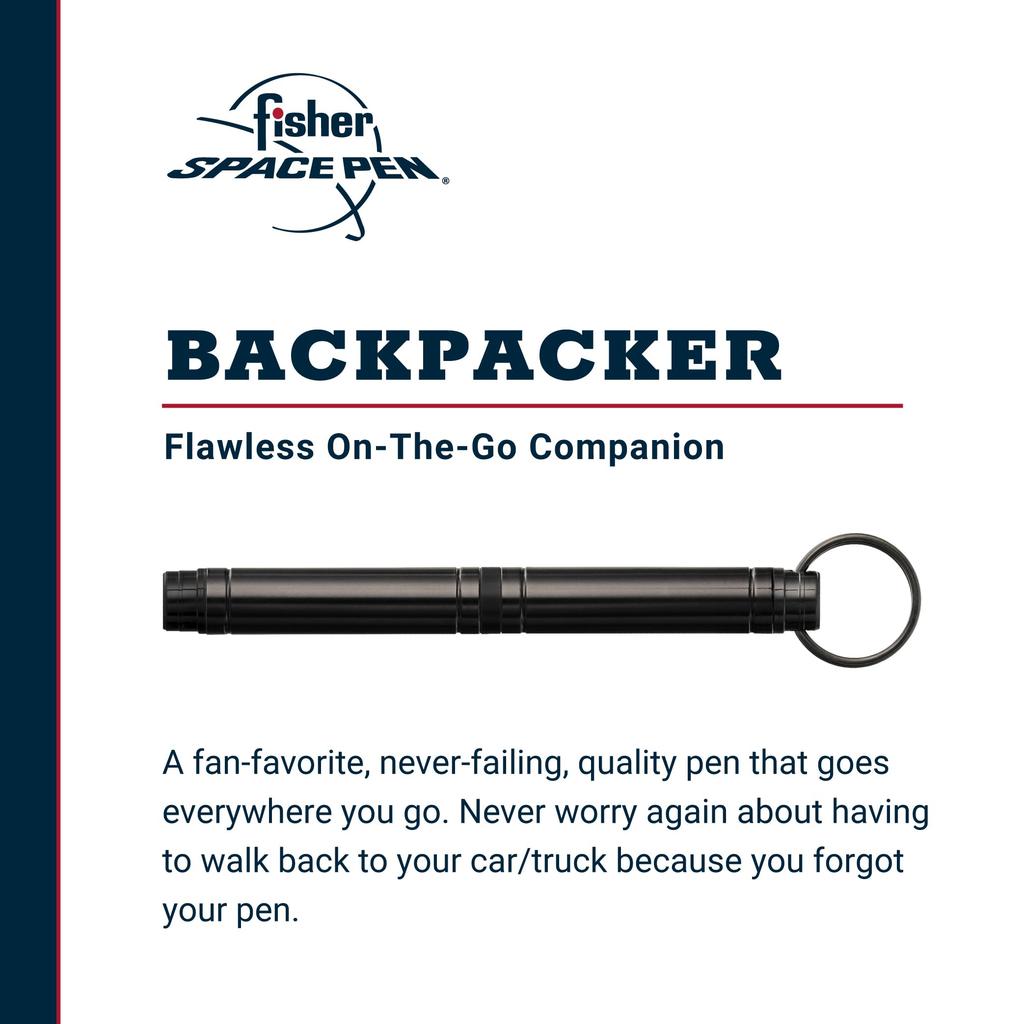 Fisher BACKPACKER Backpacker Ballpoint Black Pen,