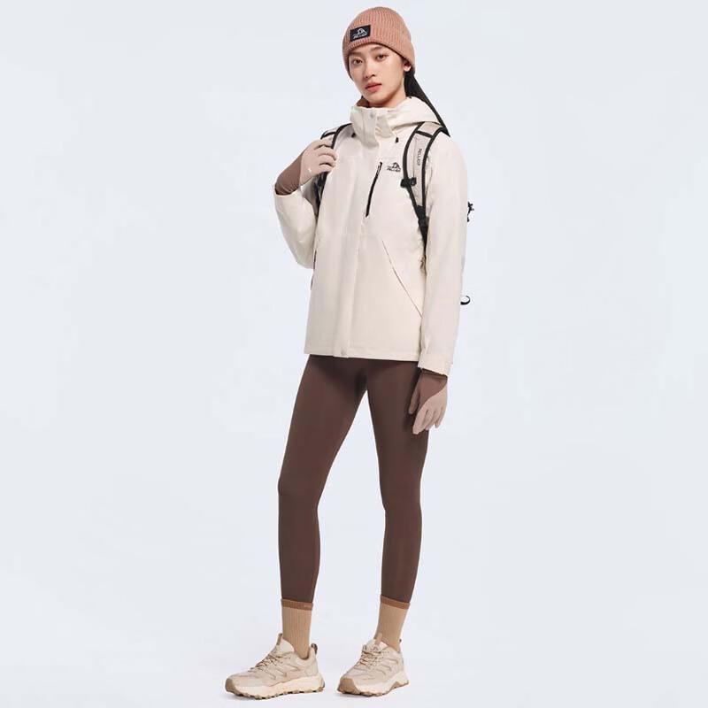 Pelliot Women's Outdoor 3-in-1 Fleece Shell Jacket
