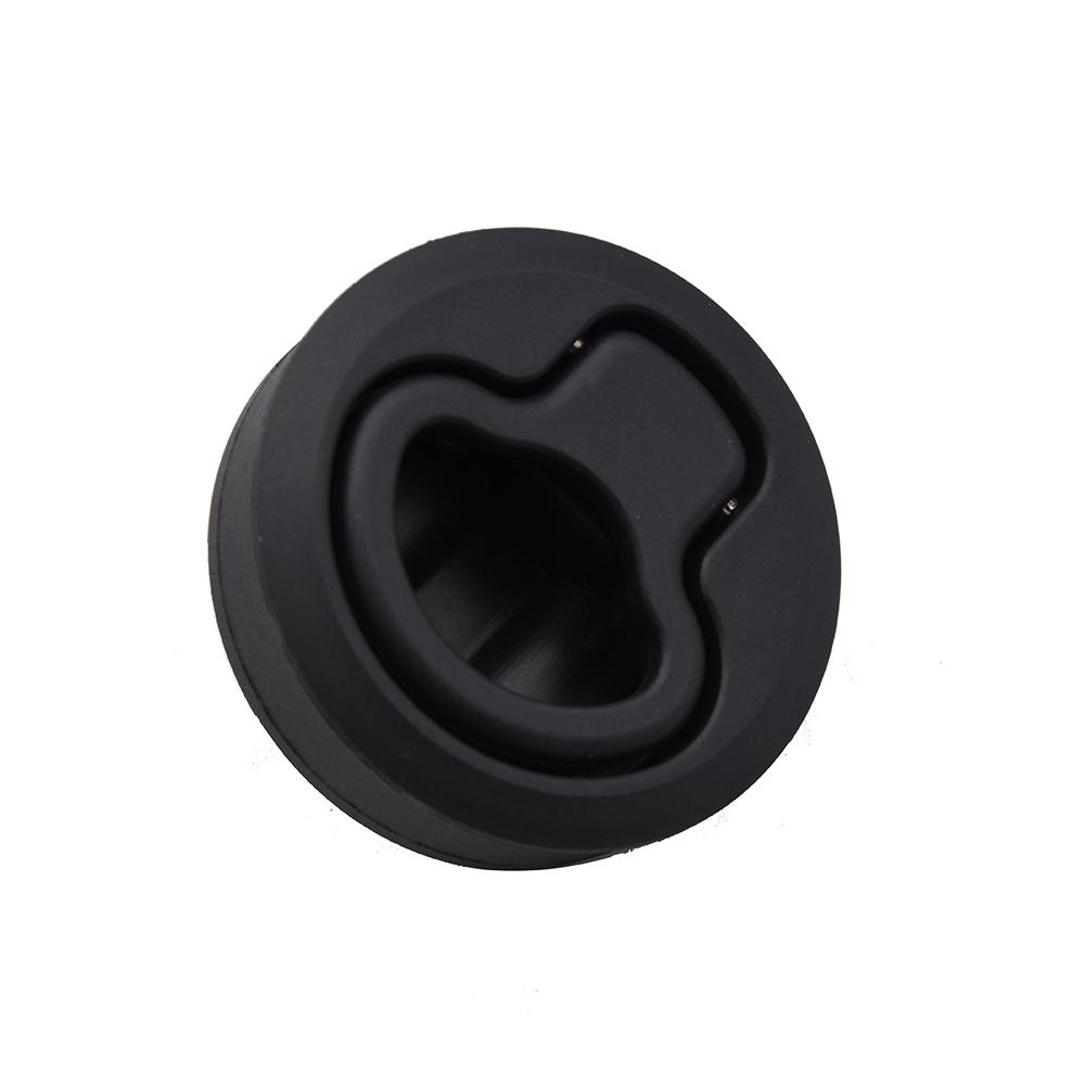 2/4/10Pcs Black Round Flush Pull Slam Latch for RV Boat Marine Deck Hatch Door Replacement for RV Boat Marine Deck Hatch Locker