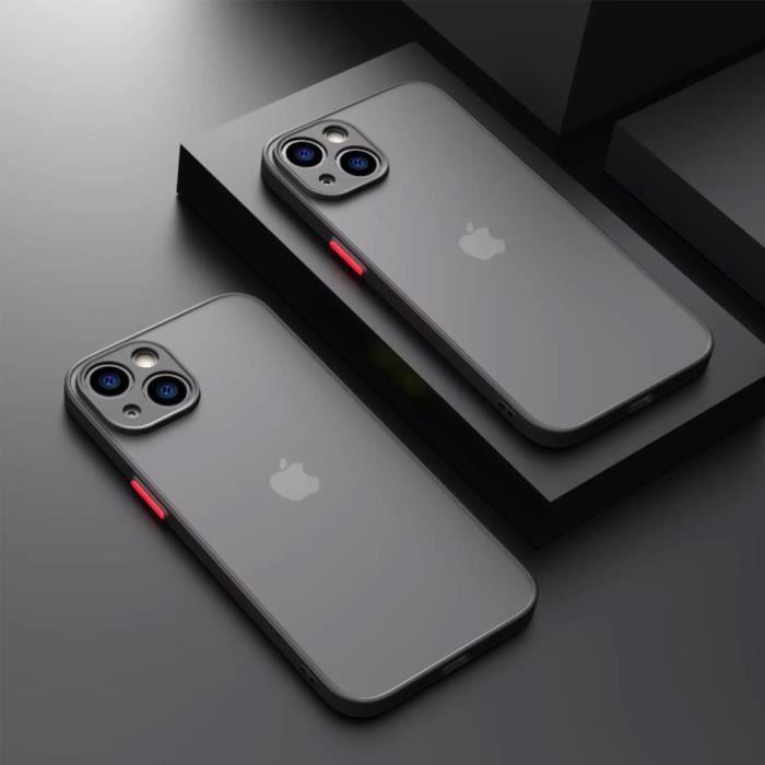 Coque pour iPhone 14 Plus - Protection Ultra Fine - Silicone Mat - Noir - Anti-choc - Semi-rigide