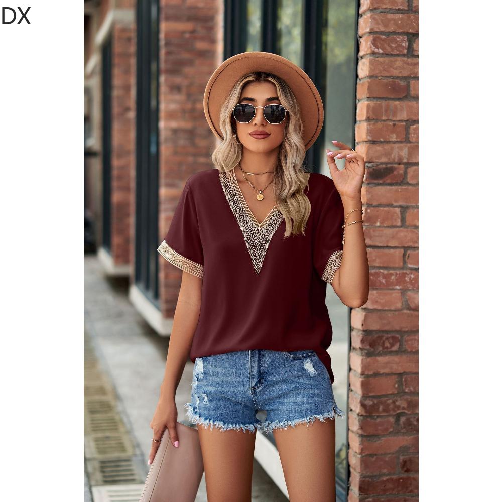 DX золотая кружевная вставка с V-образным вырезом — фото 15