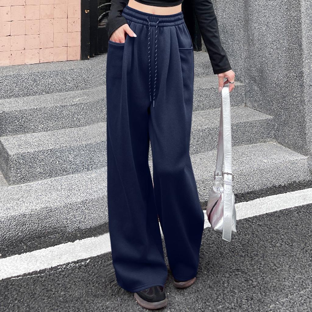 Women's Fashionable Loose Wide Leg Trousers