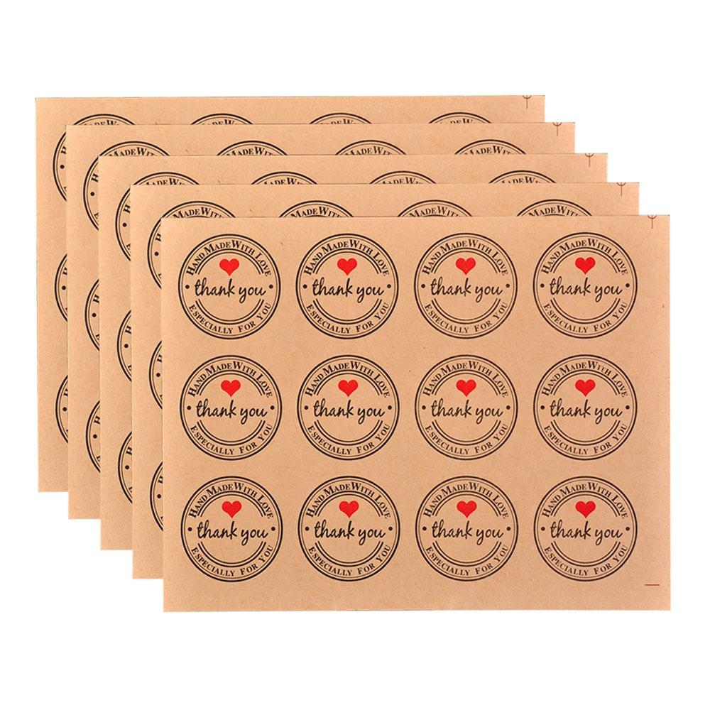 100PCS Partyangebot Runden Handgefertigt Kraftpapier Bowknot Geschenkanhänger