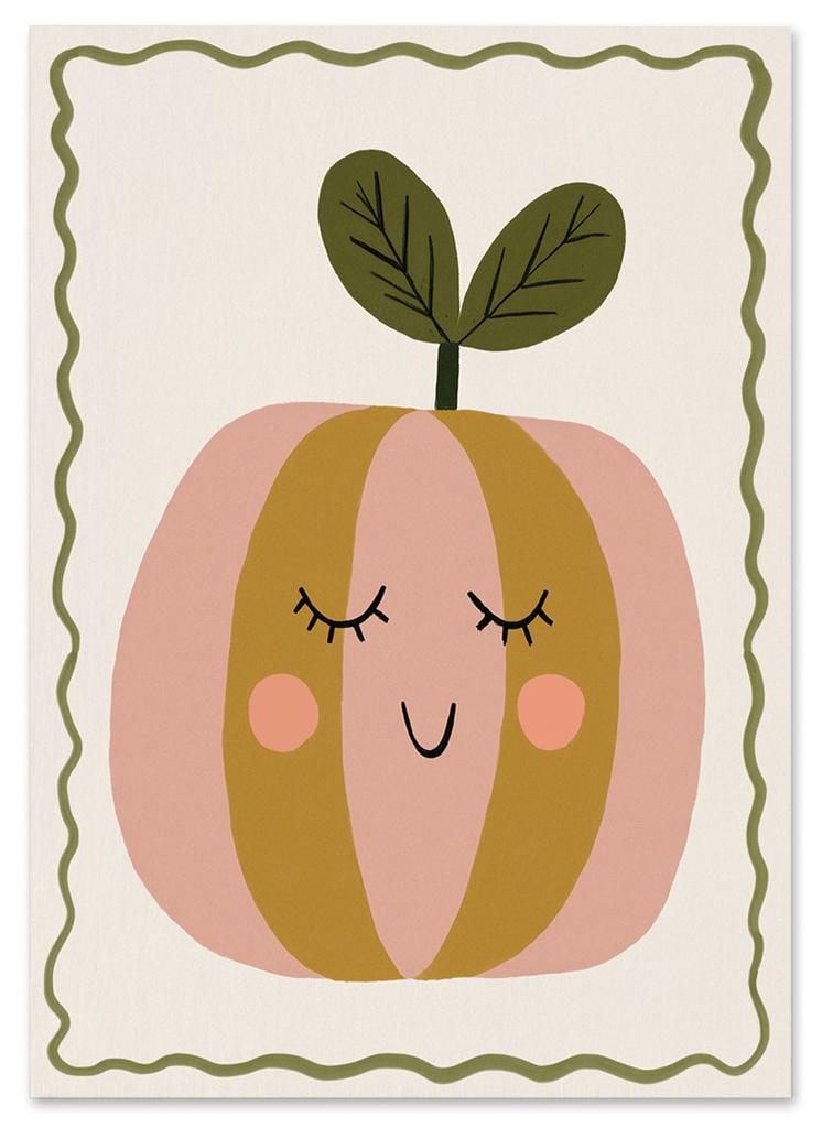 Poster for a Child Vegetables Fruits
