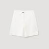 OVVOVV Women's White Casual Denim Shorts