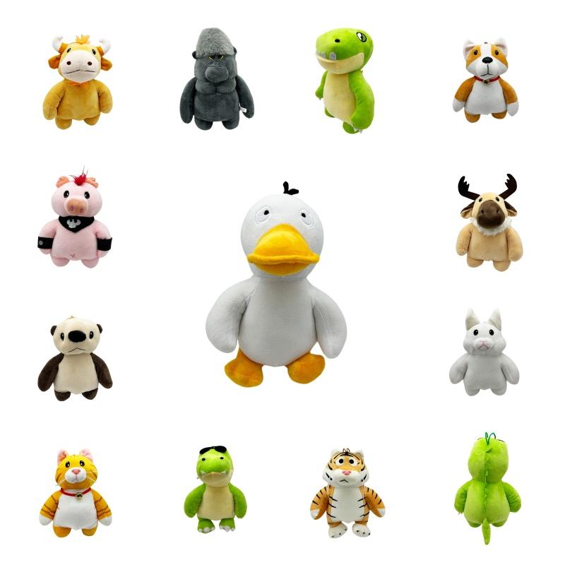 Party Animals Plush Stuffed Violent Beasts Unique Cartoon-style Wild Animal Toys