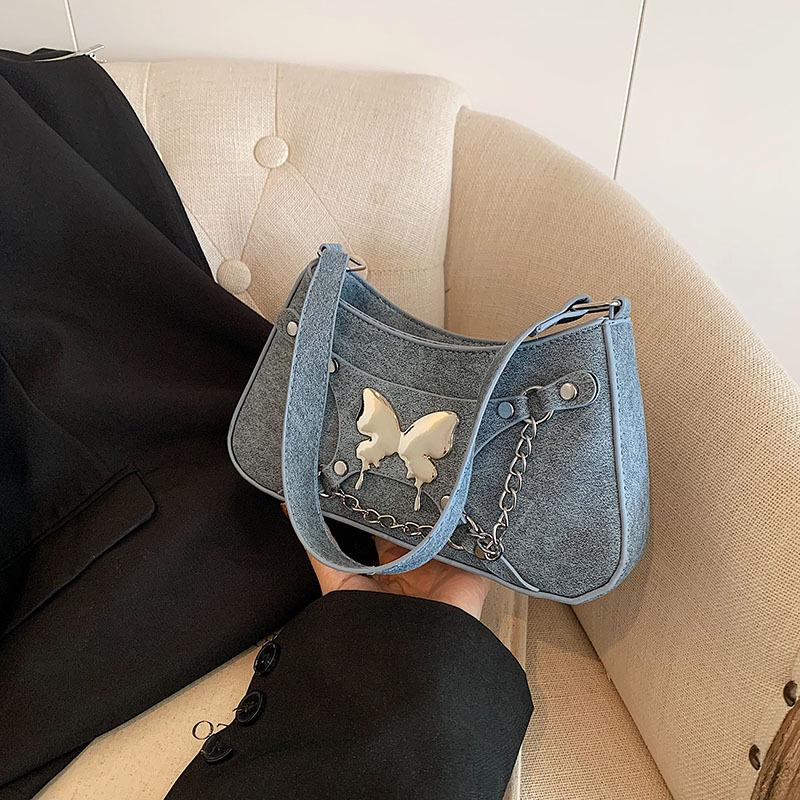 Niche Design Underarm Bag Women's 2025 New Versatile Bow Baguette Bag Premium Texture Handbag