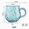 Stained Glass Book Cup Creative Book Stacking Mug Coffee Cup Handmade