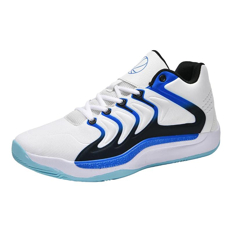 

Популярные мужские спортивные кроссовки из сетчатой ткани, дышащие, для тренировок на открытом воздухе, практичные баскетбольные кроссовки, износостойкие, нескользящие, повседневные кроссовки 44