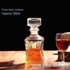 Creative Crystal Diamond Wine Decanter: 50ml-1000ml Transparent Red Wine Bottle