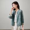 SOFSIL Women's New Chinese Style Floral Short Coat