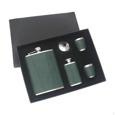Hip Flask Gift Set Drinkware Leakproof Mini Liquor Whisky Flasks Pocket for Backpacking