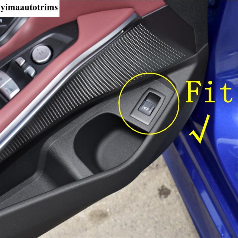 Rear Tailgate Tail Gate Trunk Door Button Switch Panel Cover Trim Accessories For BMW 3 Series G20  - 2024 Matte Interior