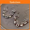 Stylish Artistic Alloy Bracelet With Ethnic Geometric Design For Travel Gifts