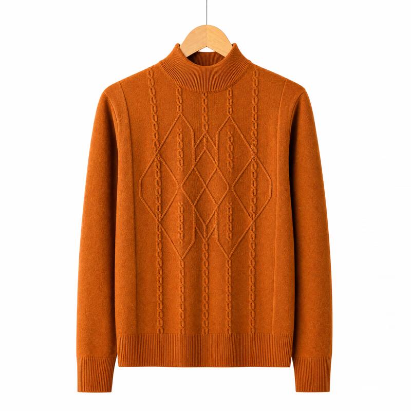 Women's Lightweight Crewneck Knitted Sweater for Middle-Aged Mothers