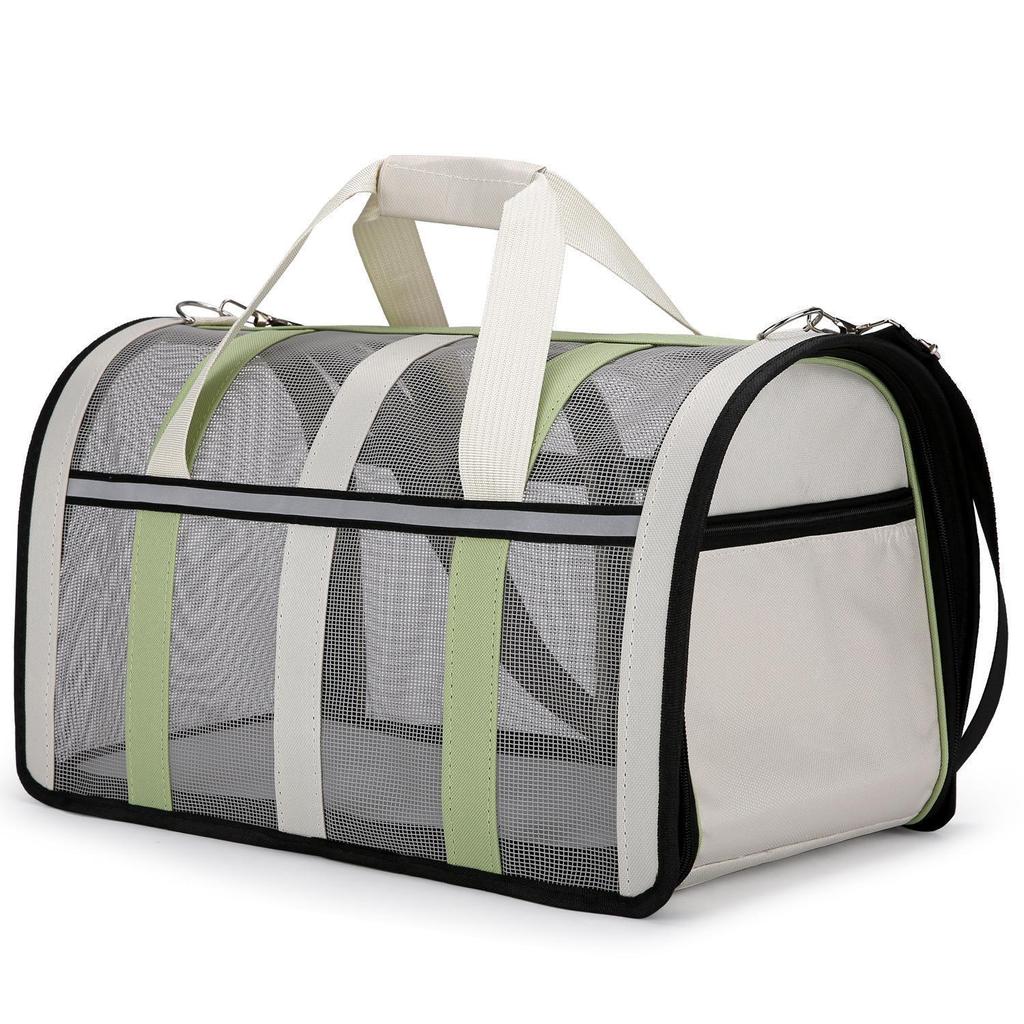 Portable Foldable Cat Carrier: Spacious, Breathable Pet Capsule for Travel