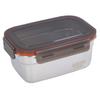 Stainless Steel Food Storage Container Multipurpose Safe Eco Friendly Leakproof Rectangular Food Storage Box for Home Travel
